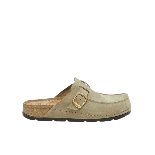Bora Moccasin Suede W Olive 36