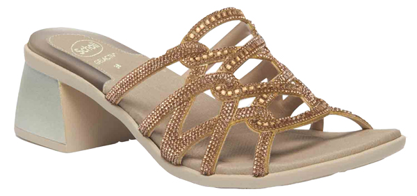 Nisida Microf+strass Gold 37