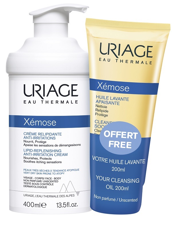 Uriage Xemose C8+ Cr 400ml+olio 200ml