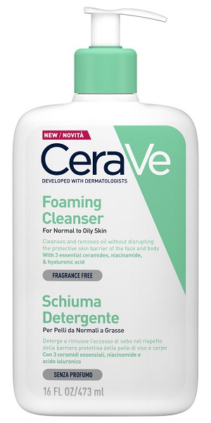 Cerave Schiuma Det Viso 473ml