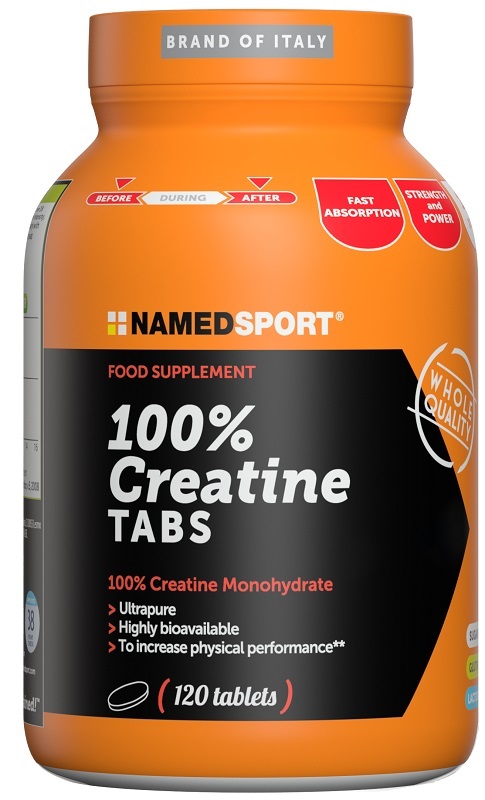 100% Creatine Tabs 120cpr