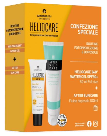 Heliocare 360 Water Gel+after